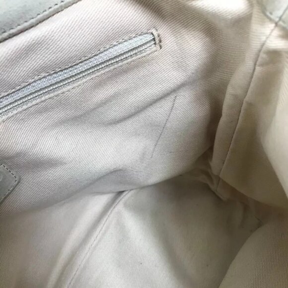 CHANEL CC Mark Clover Flower fish bag net bag Tote Bag Shoulder Bag Canvas Beige - Picture 5 of 16